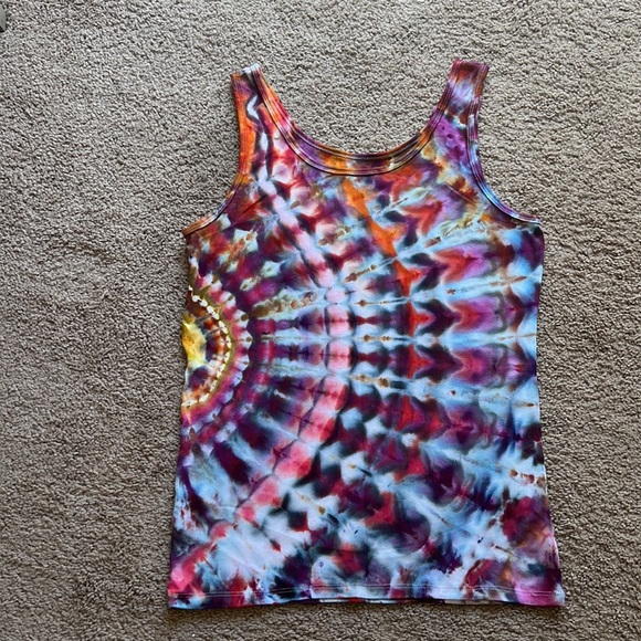 Wear my art! Ice dyed peacock feathers! - Picture 2 of 2